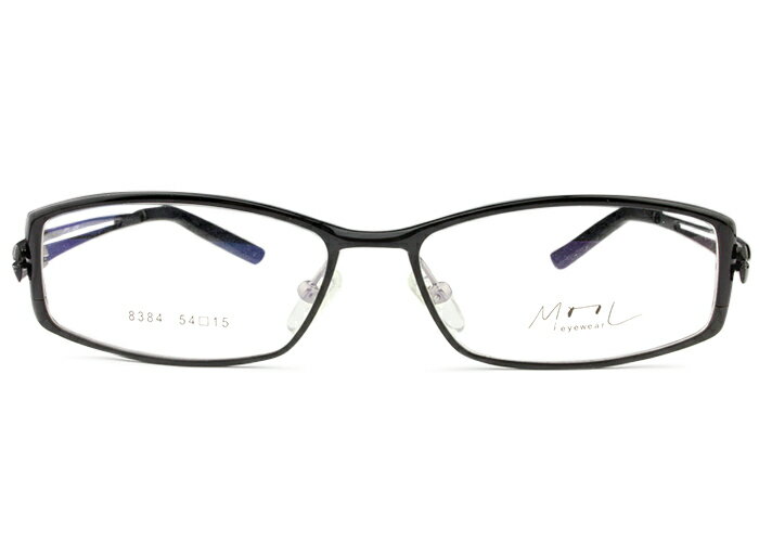 Rakuten - アイカフェ EYE CAFE 8384 c.1 r25 ブラック メガネ めがね 眼鏡 伊達 度付き 新品 送料無料