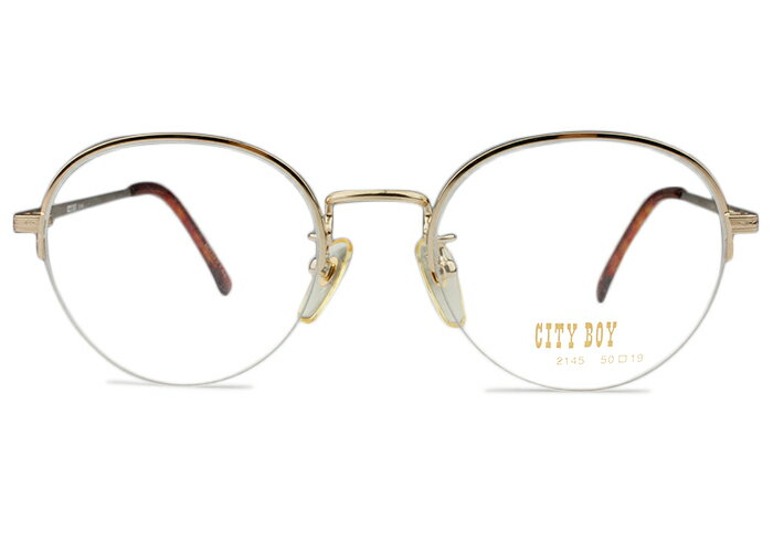 シティーボーイ CITY BOY cb-2145 c1 ゴールド メガネ 眼鏡 伊達 新品 送料無料 r28