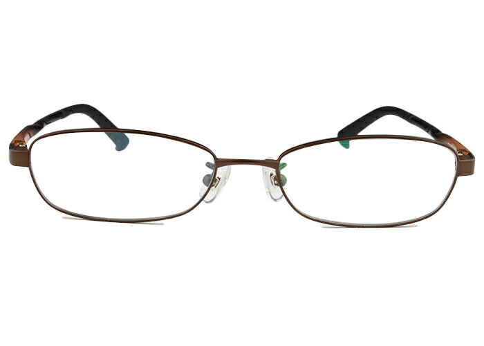 Rakuten - アイカフェ EYE CAFE cof7083 c.05 r28 マットブラウン メガネ めがね 眼鏡 伊達 度付き 新品 送料無料 鼻パッド 52□17