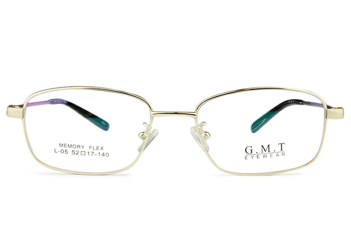 アイカフェ EYE CAFE l-05 c.1 ゴールド 伊達 度付き メガネ めがね 眼鏡 新品 送料無料