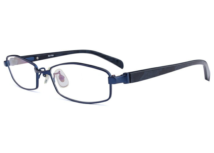 アイカフェ EYE CAFE mj-1734 c.3 r45 ブルー メガネ めがね 眼鏡 伊達 度付き 新品 送料無料