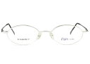 アイカフェ o218-s-s6 シルバー メガネ 眼鏡 めがね 伊達 鼻パッド 新品 送料無料