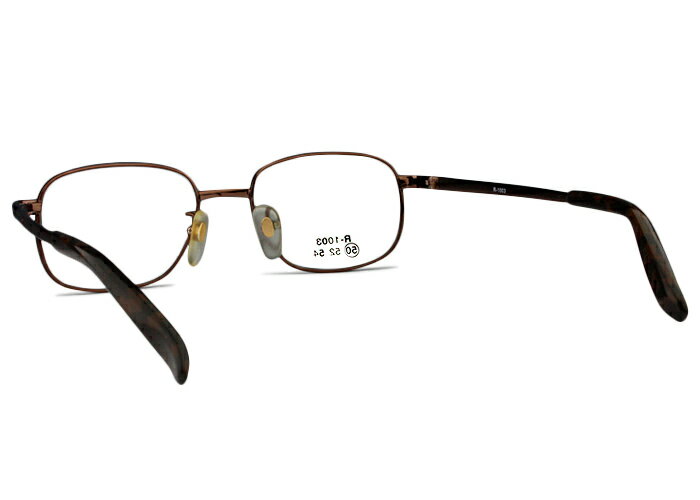 アイカフェ EYE CAFE r-1003 c.2 r7 ブラウン メガネ めがね 眼鏡 ウェリントン 伊達 度付き 新品 送料無料