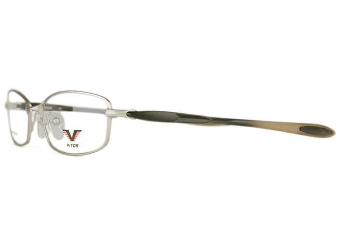 アイカフェ EYE CAFE v8811 c.4 シルバー 伊達 度付き 超弾性 軽量 メガネ めがね 眼鏡 新品 送料無料 53□17