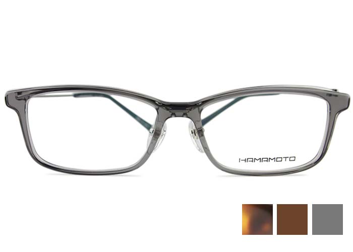 ハマモト HAMAMOTO ht-148 日本製 伊達 度付き 老眼鏡 遠近両用 チタン 軽量 柔軟 弾性 メガネ めがね 眼鏡 メンズ レディース 新品 送料無料 54□16 ht1