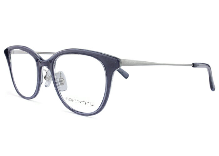 ハマモト HAMAMOTO ht-564 c.3 ht9 グレー×クリア/シルバーシャーリング 伊達 メガネ めがね 眼鏡 度付き メンズ レディース 新品 送料無料