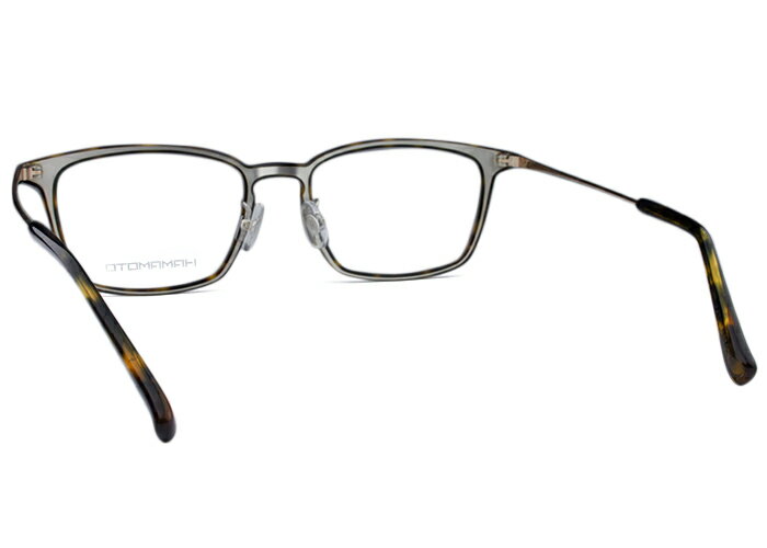ハマモト HAMAMOTO ht-565 c.2 ht9 デミ×クリア/ゴールド 伊達 メガネ めがね 眼鏡 度付き メンズ レディース 新品 送料無料