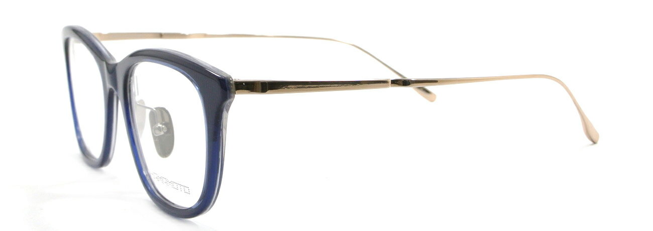ハマモト HAMAMOTO ht-571 c.4 ht6 ネイビー×クリア/ゴールド 伊達 メガネ めがね 眼鏡 度付き メンズ レディース 新品 送料無料