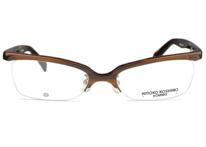 Rakuten - ヒロココシノ HIROKO KOSHINO HK-2001 c.3 hk2 ブラウン メガネ めがね 眼鏡 伊達 度付き 新品 送料無料 53□19