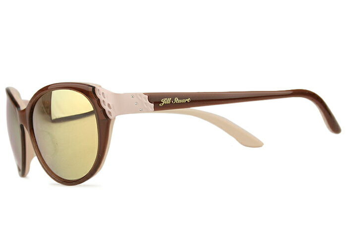 ジルスチュアート JILL STUART 06-0573 c.1 ブラウン / ゴールドミラー サングラス レディース キュート かわいい ガーリー レディ オシャレ お洒落 おしゃれ UVカット 紫外線対策 新品 送料無料