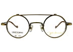 ジョンレノン John Lennon JL-1088 c.2 アンティークゴールド 複式 跳ね上げ 伊達 度付き 丸 メガネ めがね 眼鏡 新品 送料無料 40□24