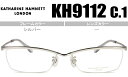 キャサリン ハムネット KATHARINE HAMNET KH9112 c.1 シルバー メガネ めがね 眼鏡 新品 送料無料 kh045