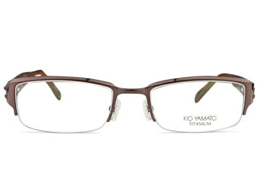 キオヤマト KIO YAMATO kt-297a c.09 ブラウン メガネ めがね 眼鏡 鼻パッド メンズ 新品 送料無料 52□19 キオヤマト KIO YAMATO kt-297a c.09 ブラウン メガネ めがね 眼鏡 鼻パッド メンズ 新品 送料無料 52□19