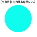 フレーム持込交換用 レンズ交換 度なし・度付き 1.60 非球面レンズ (2枚1組）内面マルチコート