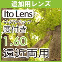 追加用眼精疲労予防レンズ ネッツペックコーティングレンズ 度付き 遠近両用レンズ1.60(2枚一組)
