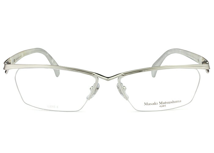 マサキマツシマ Masaki Matsushima mf-1215 c.11 シルバー/シルバー・ホワイトパールブロック メガネ めがね 眼鏡 新品 送料無料 mf3