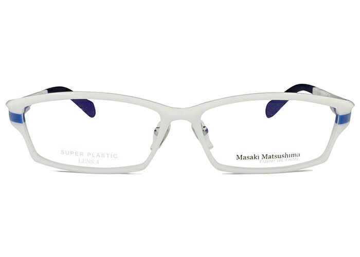 マサキマツシマ Masaki Matsushima mfs-125 c.2 ホワイト/ブルー メガネ めがね 眼鏡 新品 送料無料