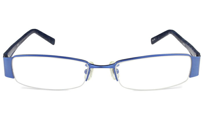 Alain Mikli - アイカフェ EYE CAFE ks-667 c.4 ブルー メガネ めがね 眼鏡 伊達 度付き 新品 送料無料