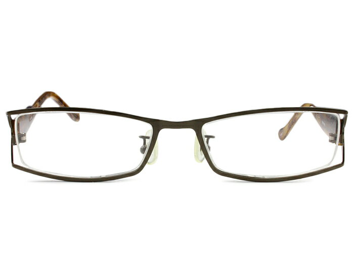 Rakuten - アイカフェ EYE CAFE lv-1146a c.1 51サイズ sq ブラウン ナイロール スクエア メガネ めがね 眼鏡 伊達 度付き 老眼鏡 新品 送料無料