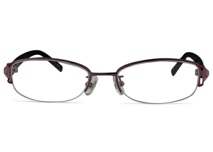 アイカフェ lv-1187 c.5 r21 ライトパープル 伊達 ナイロール メガネ めがね 眼鏡 新品 送料無料