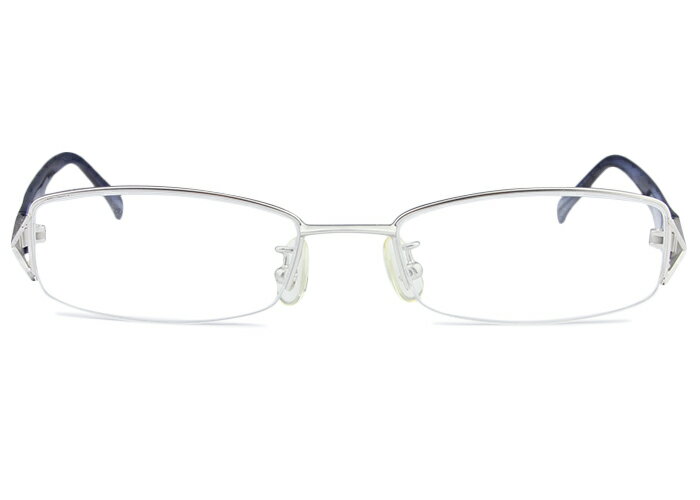 Rakuten - アイカフェ EYE CAFE lv-2055 c.2 r45 シルバー メガネ めがね 眼鏡 伊達 度付き 新品 送料無料