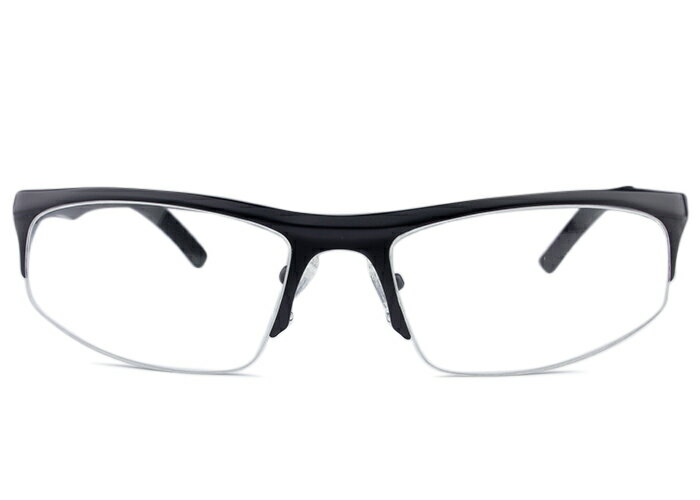 Rakuten - アイカフェ EYE CAFE ogb166 m001 ブラック 6カーブ 軽量 メガネ めがね 眼鏡 伊達 度付き 新品 送料無料 56□18