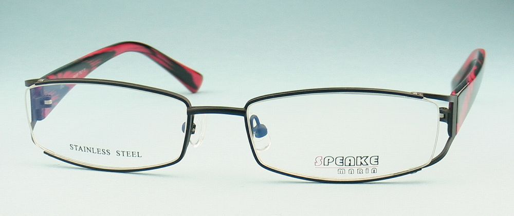 Rakuten - アイカフェ sh1002 c.1 マットブラック r942 ナイロール ハーフリム スクエア メンズ レディース メガネ 眼鏡 めがね 伊達 度付き 老眼鏡 新品 送料無料