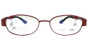 NEOJIN ネオジン NJ3009 c.1 レッド 鼻パッドなし 鼻あてなし 跡のつかない 老眼鏡 遠近両用 新品 送料無料