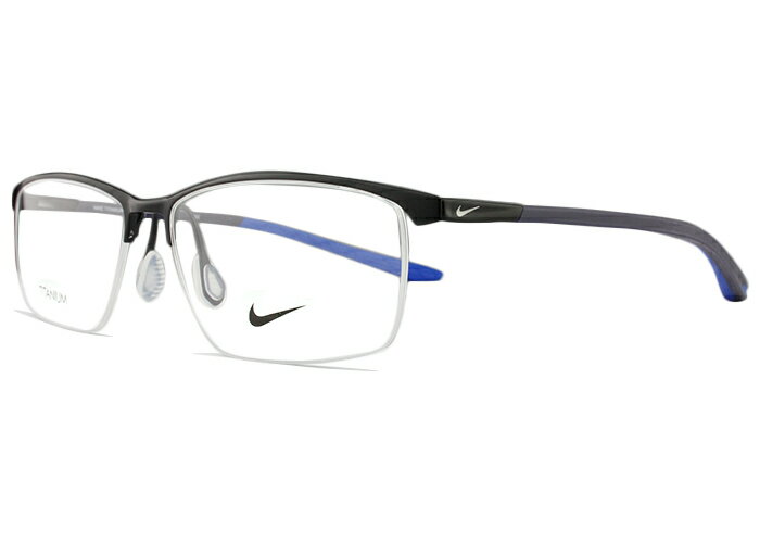 ナイキ NIKE 6077af 003 nk4 マッドブラック 伊達 度付き メガネ めがね 眼鏡 メンズ 大きいメガネ 新品 送料無料 57□16