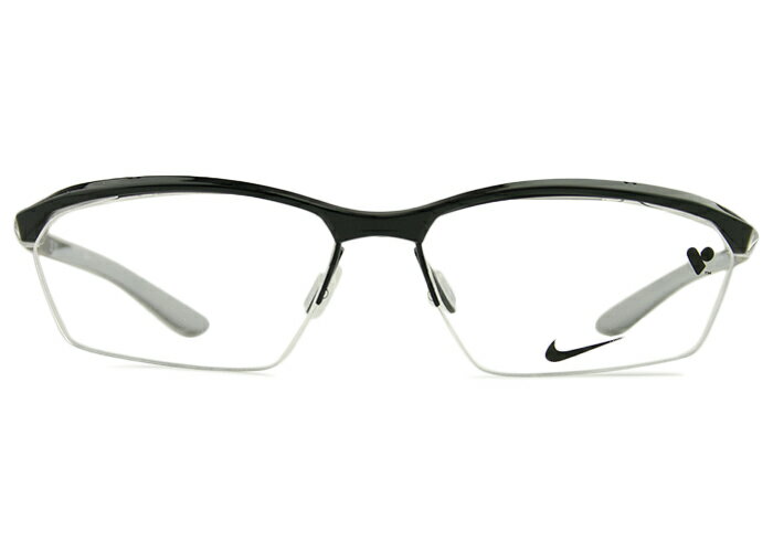 ナイキ NIKE 7140af 002 ブラック / シルバー 伊達 度付き 大きい メンズ 老眼鏡 遠近両用 メガネ めがね 眼鏡 新品 送料無料 60□15 nk2 1