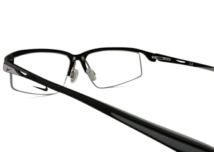 ナイキ NIKE 8136af 003 マットブラック/グレー 伊達 度付き 大きい メガネ めがね 眼鏡 メンズ 新品 送料無料 59□14