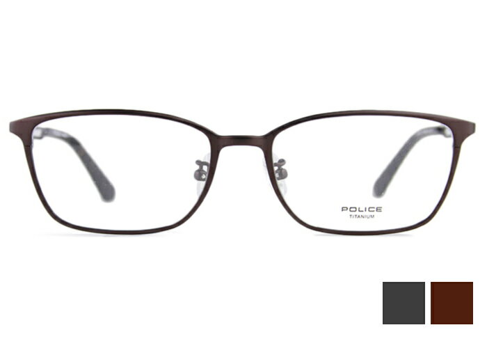 ポリス POLICE vplf41j 2color 伊達 度付き メンズ 紳士 チタン 老眼鏡 遠近両用 めがね メガネ 眼鏡 新品 送料無料