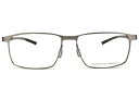 PORSCHE DESIGN ポルシェ デザイン p8375-c マットグレー 58size 伊達 メガネ めがね 眼鏡 度付き メンズ レディース 新品 送料...