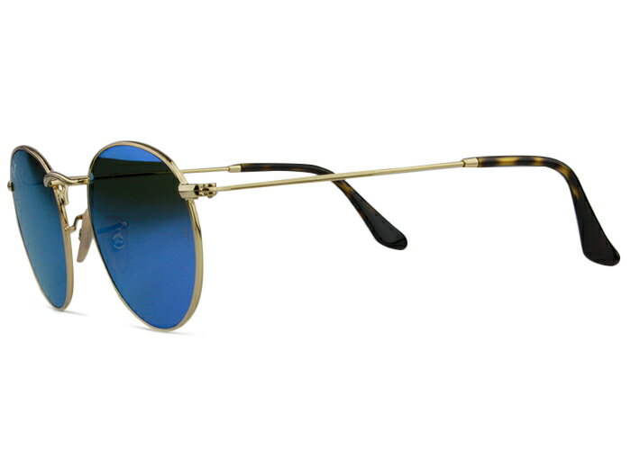 レイバン Ray-Ban RB3447-N ラウンドメタル ROUND METAL フラッシュ ミラー サングラス 正規品販売店 メンズ レディース UVカット 紫外線対策 新品 送料無料