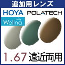 追加用 ポラテック POLATECH 偏光レンズ (2枚一組) HOYA ウェルナ フィールド 1.67 遠近両用