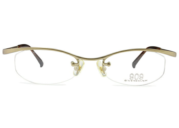 アイカフェ EYE CAFE 909 c.1 s16 ブラウン ワンポイント メガネ めがね 眼鏡 伊達...
