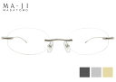 マージマサトモ MA-JI MASATOMO MJM-095 シェイプ3 3color ツーポイント チタン オーバル 伊達 度付き メンズ レディース 老眼鏡 遠近両用 メガネ めがね 眼鏡 新品 送料無料 s3