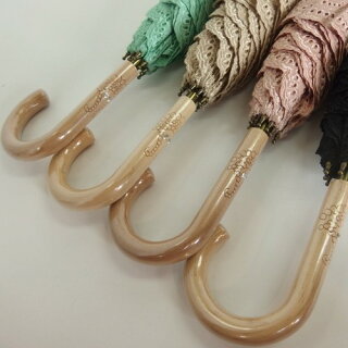 晴雨兼用傘レディース日傘雨傘中棒スライドショート傘綿サテンボーラー刺繍傘ファッション雑貨女性用コーデ日焼け対策