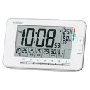 目覚まし時計 メンズ レディース 時計 セイコー 電波目覚まし時計 ウィークリーアラム SQ774W