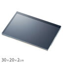 アクリルステージ 30×20cm 2cm厚 長方形 プレート ブロック 台座 展示台 ディスプレイ台 EX6-798-59-2【北海道・沖縄・離島送料別途】