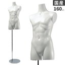 日本製 トルソー 子供 キッズ 160cm 男の子 マネキン ボディ 樹脂製 ホワイト 腕なし SC0820A-1W160B【北海道・沖縄・離島送料別途】
