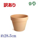 【訳あり特価】 植木鉢 おしゃれな素焼の陶器 テラコッタ サイズ 28cm 素焼鉢 ベージュ 9号 訳あり 陶器鉢 特価セール カネ由商店 かねよし カネヨシ