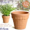 BSK 2.5号 素焼 日本製 三河焼 植木鉢 陶器 おしゃれ 苗鉢 サイズ 10cm 安くて丈夫 父 母 家庭菜園 ガーデニング 高級感 おしゃれ ナチュラル...