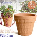 BSK 3号 素焼 日本製 三河焼 植木鉢 陶器 おしゃれ 苗鉢 サイズ 10cm 安くて丈夫 父 母 家庭菜園 ガーデニング 高級感 おしゃれ ナチュラル 北...