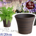 丈夫で長持ち 植木鉢 深鉢 ローズ ブラウン サイズ 6号 20cm 穴有 三河焼 植木鉢 陶器 おしゃれ 陶器鉢 安くて丈夫 茶色 父 母 家庭菜園 プランター 園芸資材 ガーデニング 大型 小型 室内 屋内 屋外 日本製 かわいい 園芸用品 和風 深型 シンプル 伝統 人気