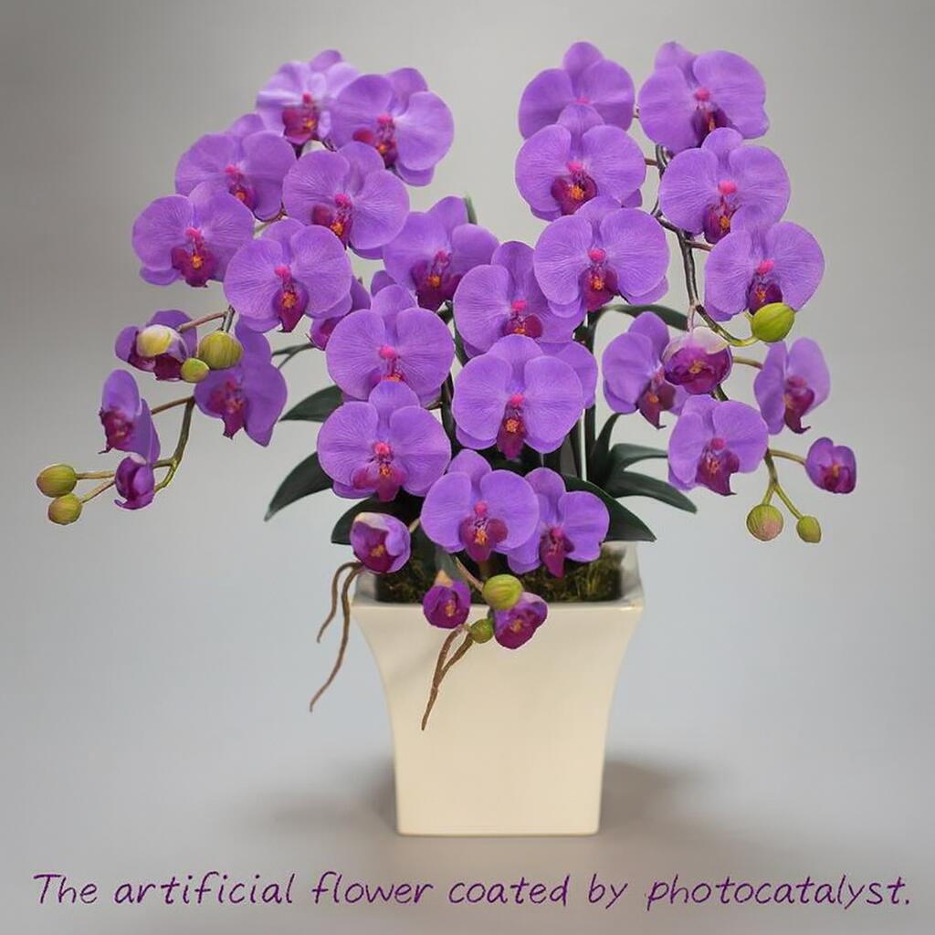 楽天市場】光触媒 胡蝶蘭 造花 紫の通販