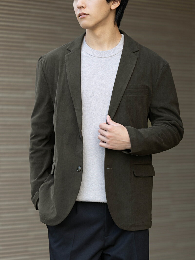 コーデュロイ テーラードジャケット