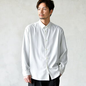シャツ メンズ 防しわストレッチレギュラーカラーシャツ/ts1646/2カラーXS〜XL