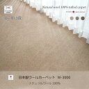 アウトレット特価 W3000 日本製 ウール100%高級カーペット 江戸間3畳 174×261cm