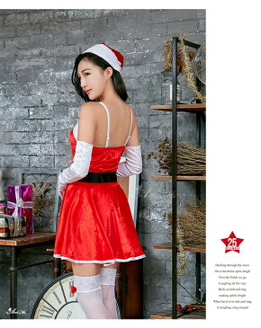 サンタ コスプレ クリスマス コスプレ サンタコス 可愛い かわいい レディース クリスマス コスチューム 大人 衣装 セクシー サンタクロース クリスマスコスチューム パーティー ミニスカサンタ ブラックサンタ 即日 2018 cosplay costume